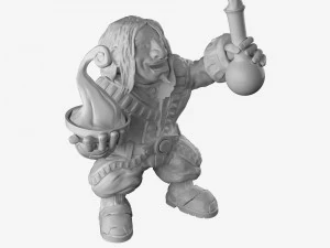 board game character model mage sculpture 3ds 3D Model
