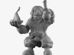 board game character model mage sculpture 3ds 3D Model