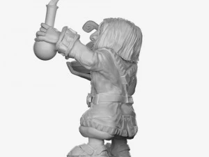 board game character model mage sculpture 3ds 3D Model