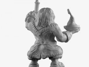 board game character model mage sculpture 3ds 3D Model
