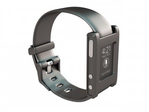 smart watch pebble 3d black Modelo 3D