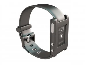 smart watch pebble 3d black 3D Model