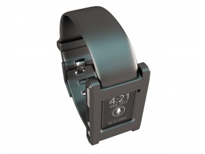 smart watch pebble 3d black Modelo 3D