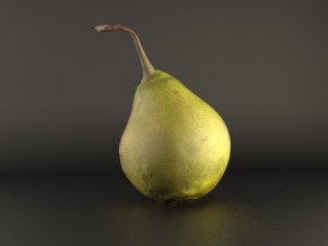 realistic 3d pear 3D Model