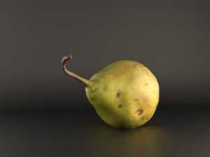 realistic 3d pear 3D Model