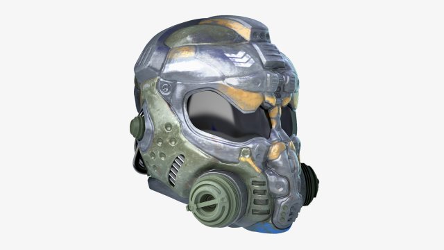 space marine helmet 3D 모델 .c4d .max .obj .3ds .fbx .stl .blend 