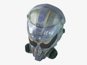 space marine helmet 3D Model