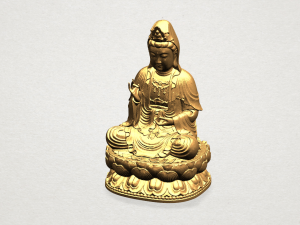 Bodhisattva buddha 01 3D Принт Модель