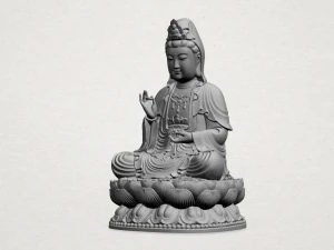 Bodhisattva buddha 01 3D Print Model