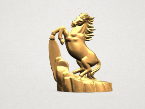 horse 01 3D Print Model