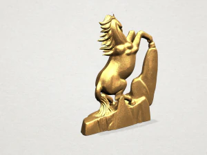 Horse 01 3D Print Model