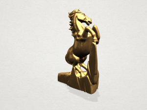 Horse 01 Modelo de impresión 3D