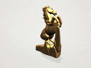 Horse 01 3D Print Model