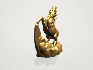 Horse 01 3D Print Model