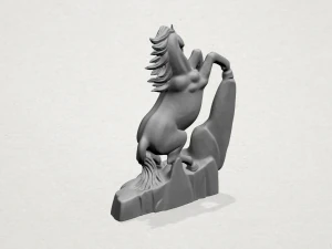Horse 01 3D Print Model