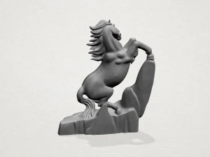 Horse 01 3D Print Model