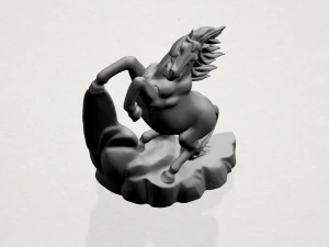 Horse 01 3D Print Model