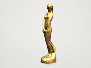 asian girl 01 3D Print Model
