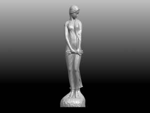 asian girl 01 Modèles 3D en vedette