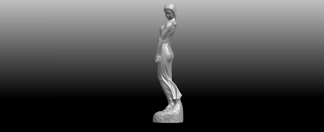 Download asian girl 01 3D Model