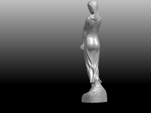 asian girl 01 Modèles 3D en vedette