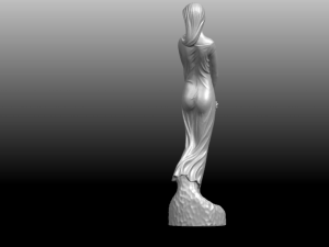 asian girl 01 Modèles 3D en vedette
