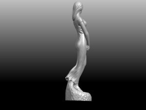 asian girl 01 Modèles 3D en vedette