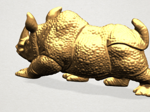 rhino 01 Modèles 3D en vedette
