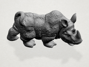 rhino 01 Modèles 3D en vedette