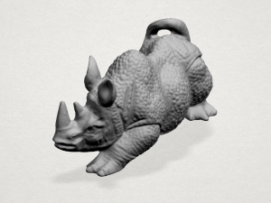 rhino 01 Modèles 3D en vedette