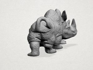 rhino 01 Modèles 3D en vedette