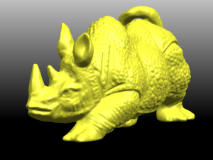 rhino 01 Modèles 3D en vedette