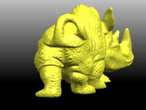 rhino 01 Modèles 3D en vedette