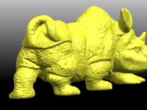 rhino 01 Modèles 3D en vedette
