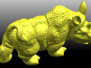 rhino 01 Modèles 3D en vedette