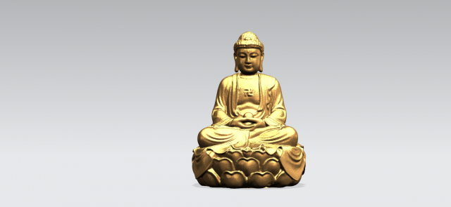 gautama buddha 3D-printmodel .c4d .max .obj .3ds .fbx .stl .blend 