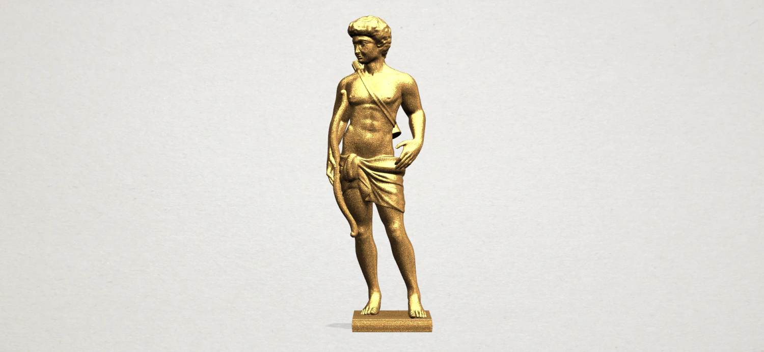michelangelo 02 3D Print Model .c4d .max .obj .3ds .fbx .stl .blend 