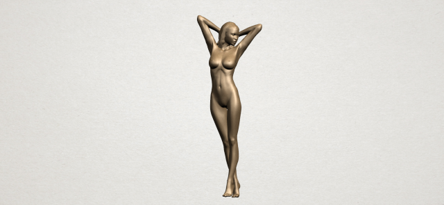 naked girl - full body 3D Print Model .c4d .max .obj .3ds .fbx .lwo .lw .lws