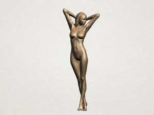 naked girl - full body 3D Print Model