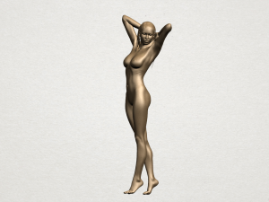 naked girl - full body 3Dプリントモデル