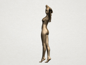 naked girl - full body 3Dプリントモデル