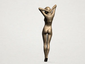 naked girl - full body 3D Print Model