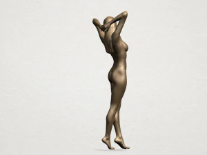 naked girl - full body 3D Print Model