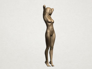 naked girl - full body 3Dプリントモデル