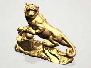 siberian tiger 3Dプリントモデル