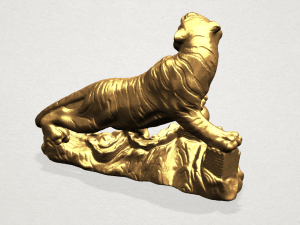 siberian tiger 3Dプリントモデル