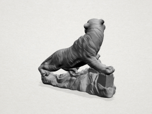 siberian tiger 3Dプリントモデル