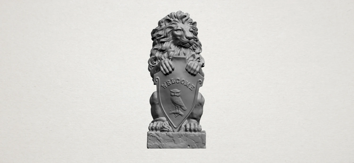 lion i 3D Print Model .c4d .max .obj .3ds .fbx .stl .blend 