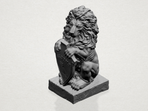 lion i 3Dプリントモデル