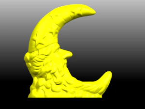 luna stellata notte stellata Modello di stampa 3D